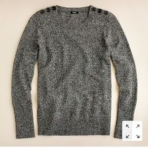 J. Crew Marled Alexie Sweater (Medium) Merino Wool